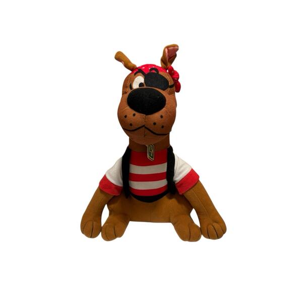 Pirate Scooby Doo Plush Stuffed Toy 12” inch Toy Factory Warner Bros - Picture 1 of 7